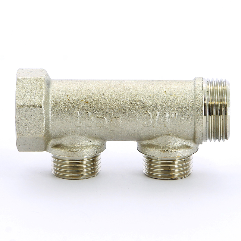 Коллектор НВ 3/4" никелированный ITAP 2 выхода 1/2"Н 38мм 455342 - Вид №1