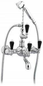 Bronces Mestre Настенный смеситель для ванны на 2 отверстия с ручным душем Retro 035616.fn0.50