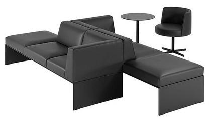 Brunner Кожаная скамейка со спинкой Banc sun-id-1479871 - Вид №1