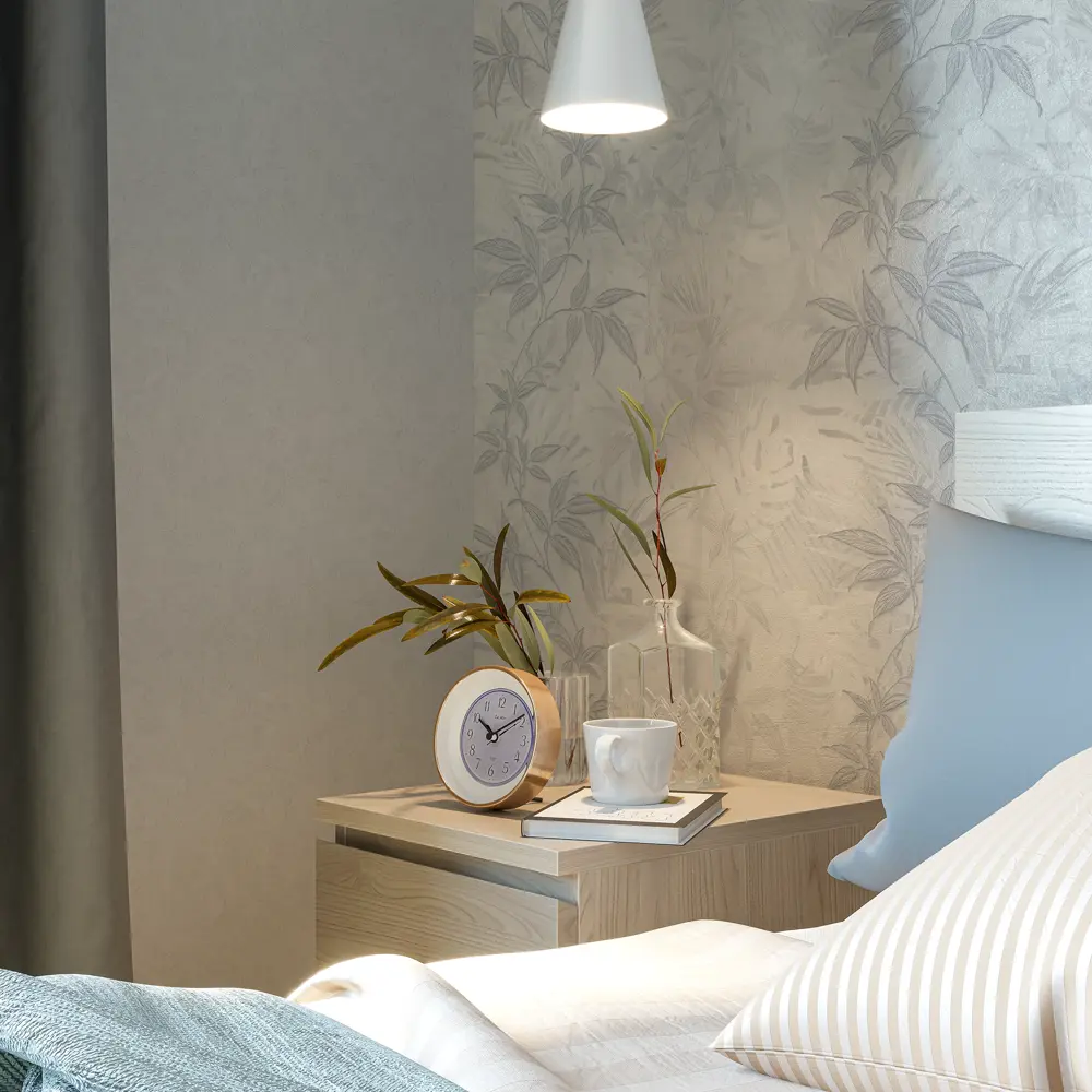 Обои флизелиновые Palitra Home Bionica серые 1.06 м 71844-14 STLM-2200242 - Вид №3