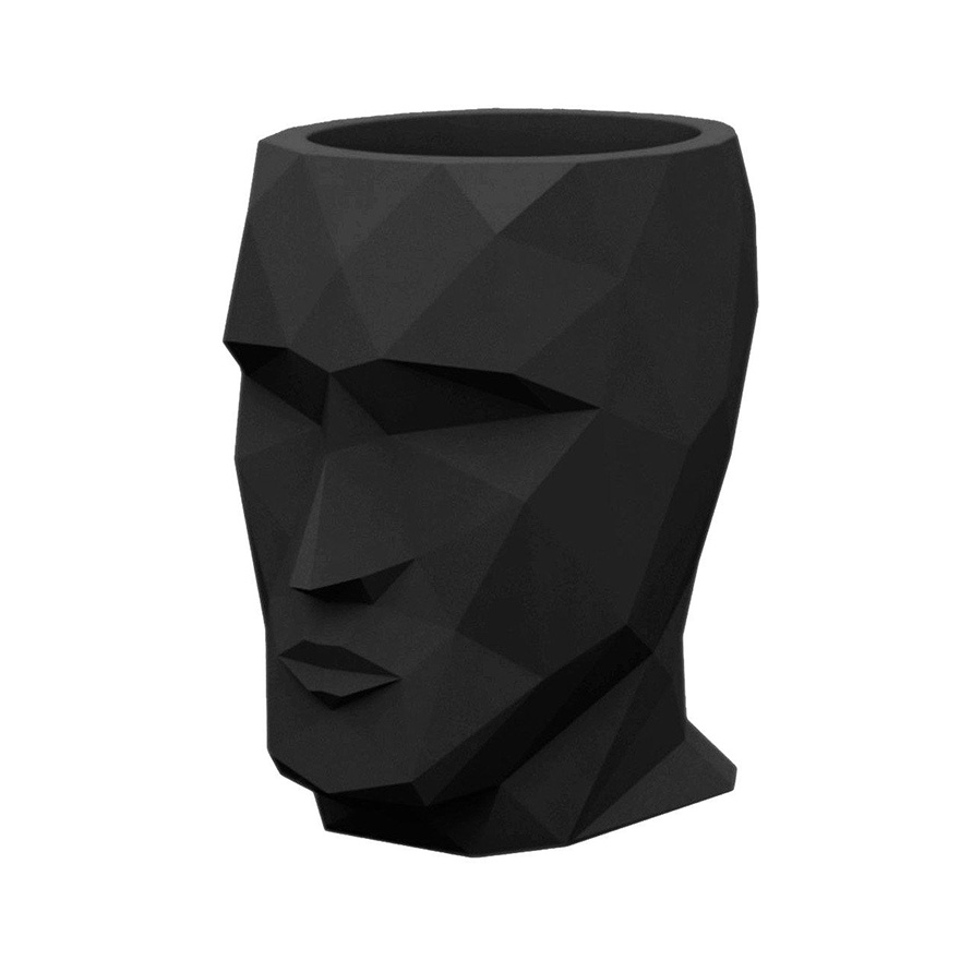 070295 Кашпо матовое черное 42см Vondom Adan - Вид №4