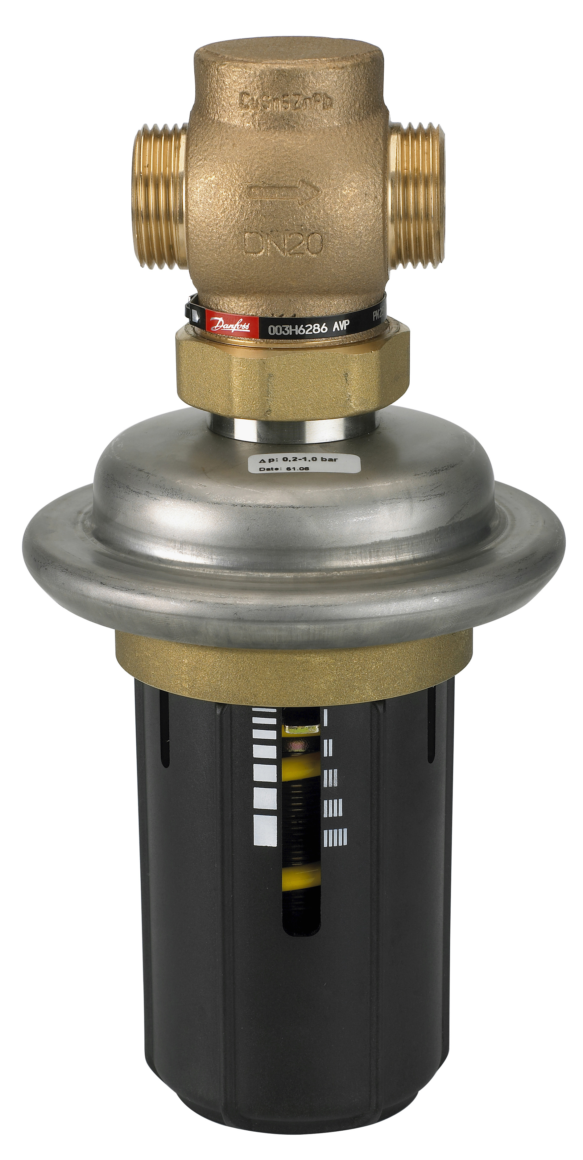 Danfoss Регулятор перепада давлений DPR для монтажа на обратном трубопроводе РПД DPR PN25 32/12,5/0,3-2,0фл./обр. 003H6141  - Вид №3