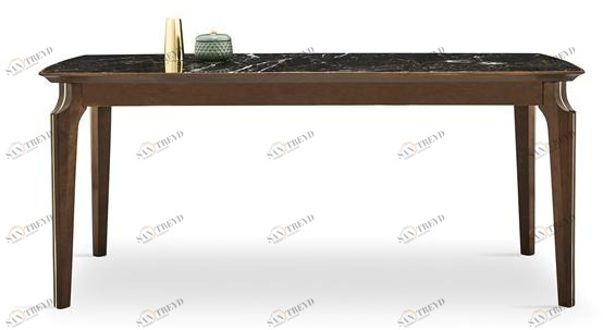 Enza Home Прямоугольный стол из стекла под мрамор Elegante sun-id-1430221