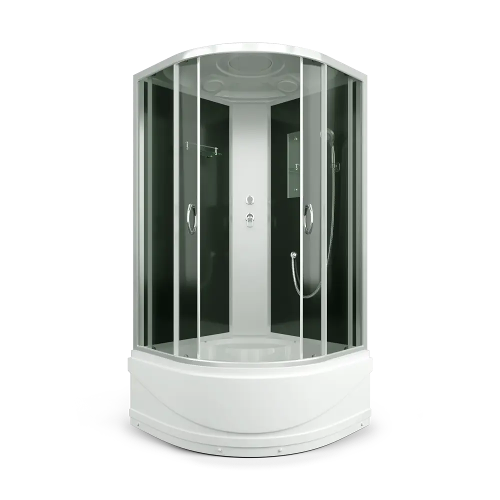 Душевая кабина Erlit ER3510TP-C4 высокий поддон 100x100 см Santreyd Без серии STLM-2156807