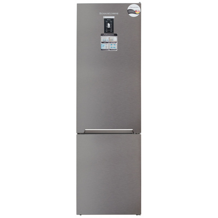 9245490 Холодильник с морозильником   Schaub Lorenz SLU S379G4E серебристый STDN-0071289
