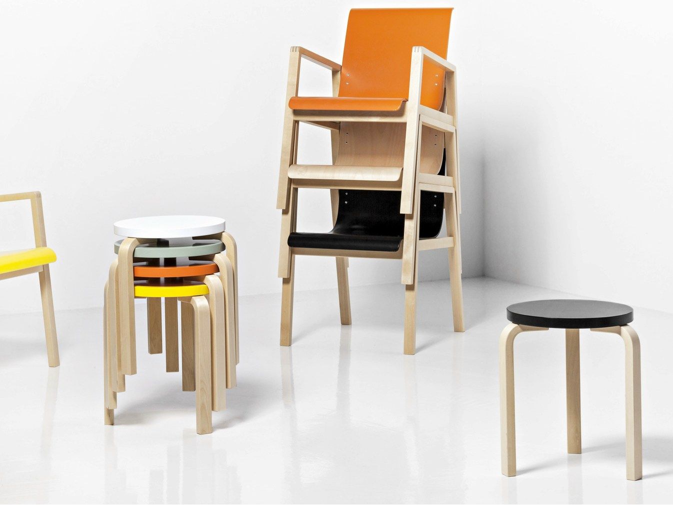 Деревянный штабелируемый стул Artek L-leg ARCH-00036303 - Вид №11