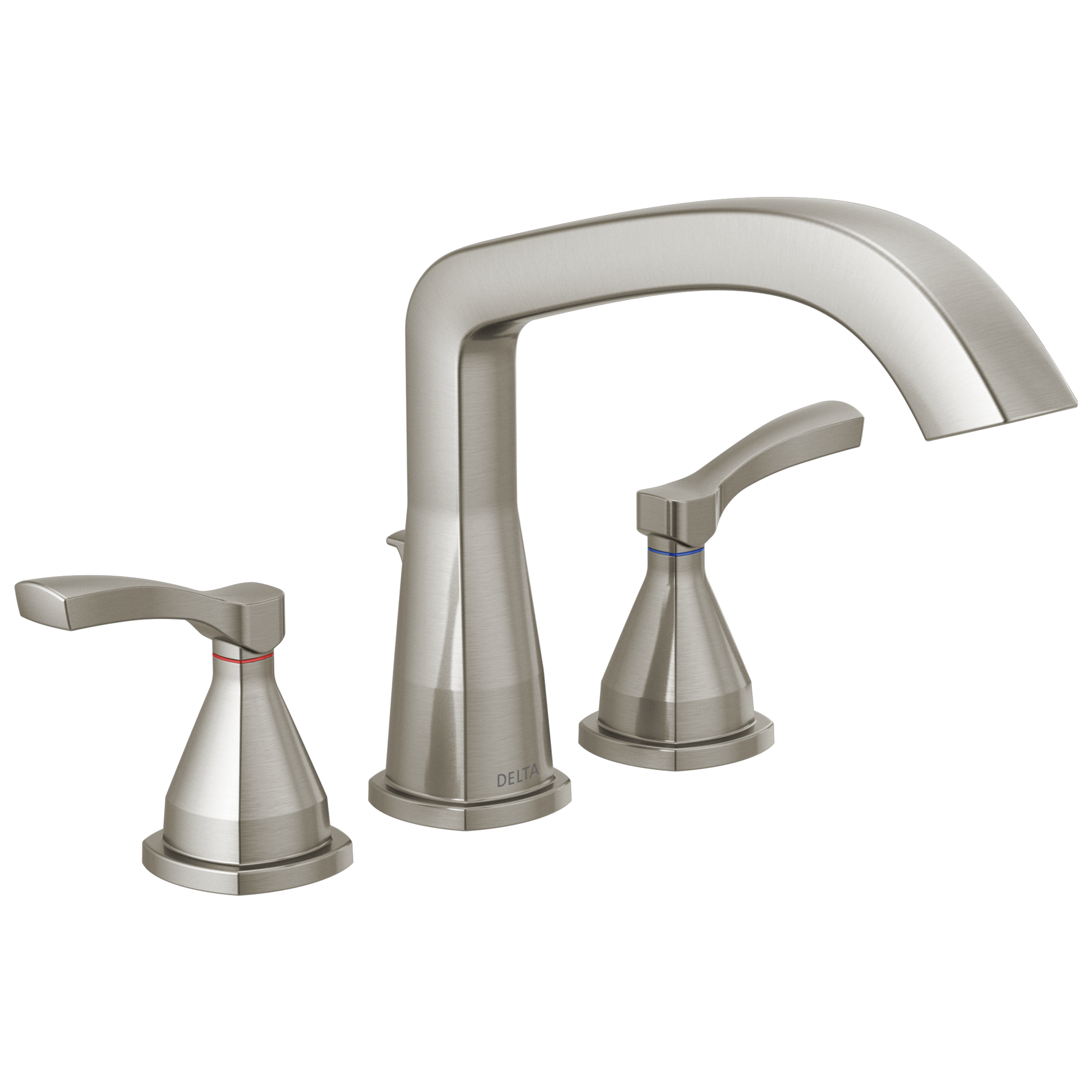 T2776-SS Отделка римской ванны с тремя отверстиями Delta Faucet Stryke Нержавеющая сталь 