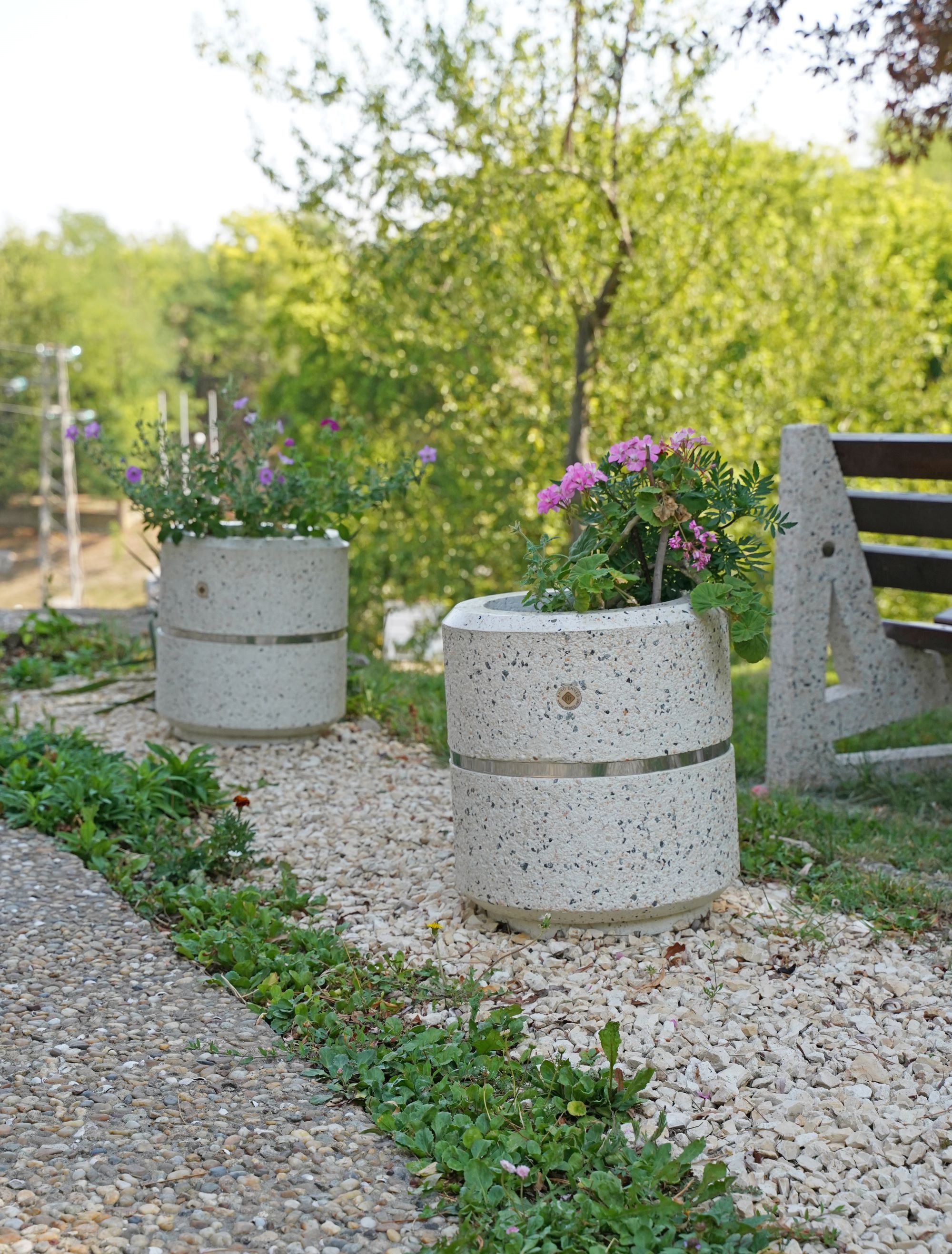 Круглый бетонный плантатор ENCHO ENCHEV - ETE 20 ARCH-00046029 - Вид №4