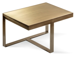 Деревянный прямоугольный журнальный столик