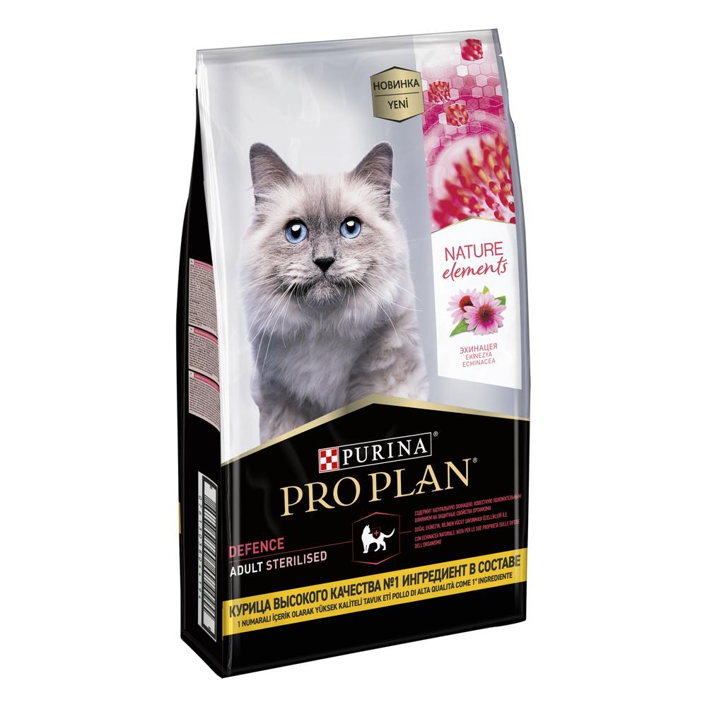 ПР0058668 Корм для кошек Nature Elements для стерилизованных и кастрированных, курица сух. 7 кг Pro Plan  - Вид №2