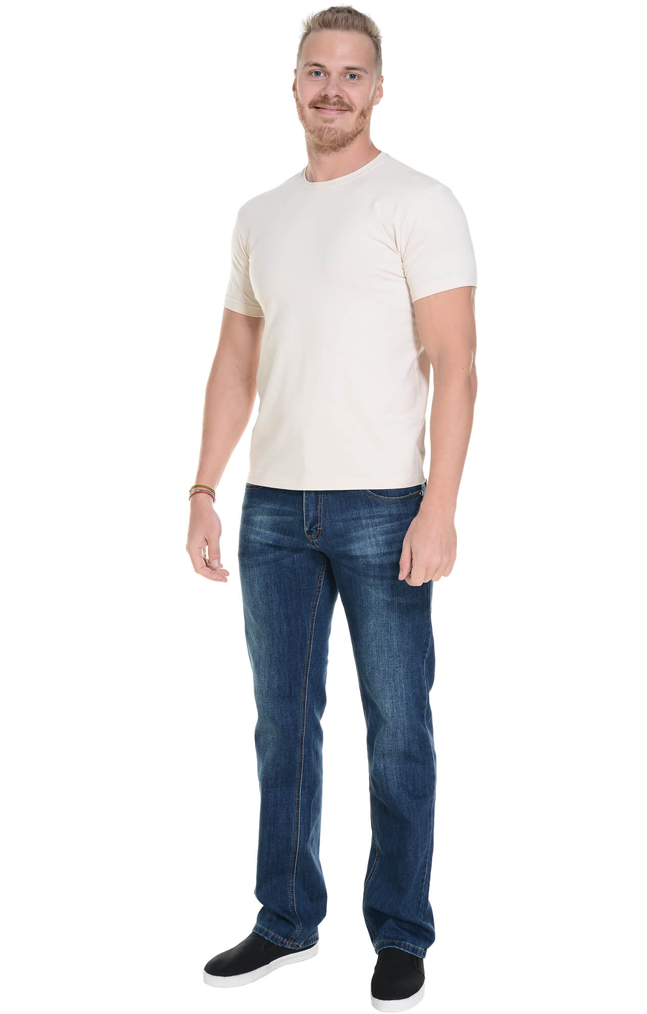 62070 Футболка мужская бежевая LUXE  Одежда для официантов  размер XXL  - Вид №4