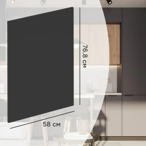 Фальшпанель для кухонного шкафа София 76.5x58 см KONSENSA ДСП цвет серый