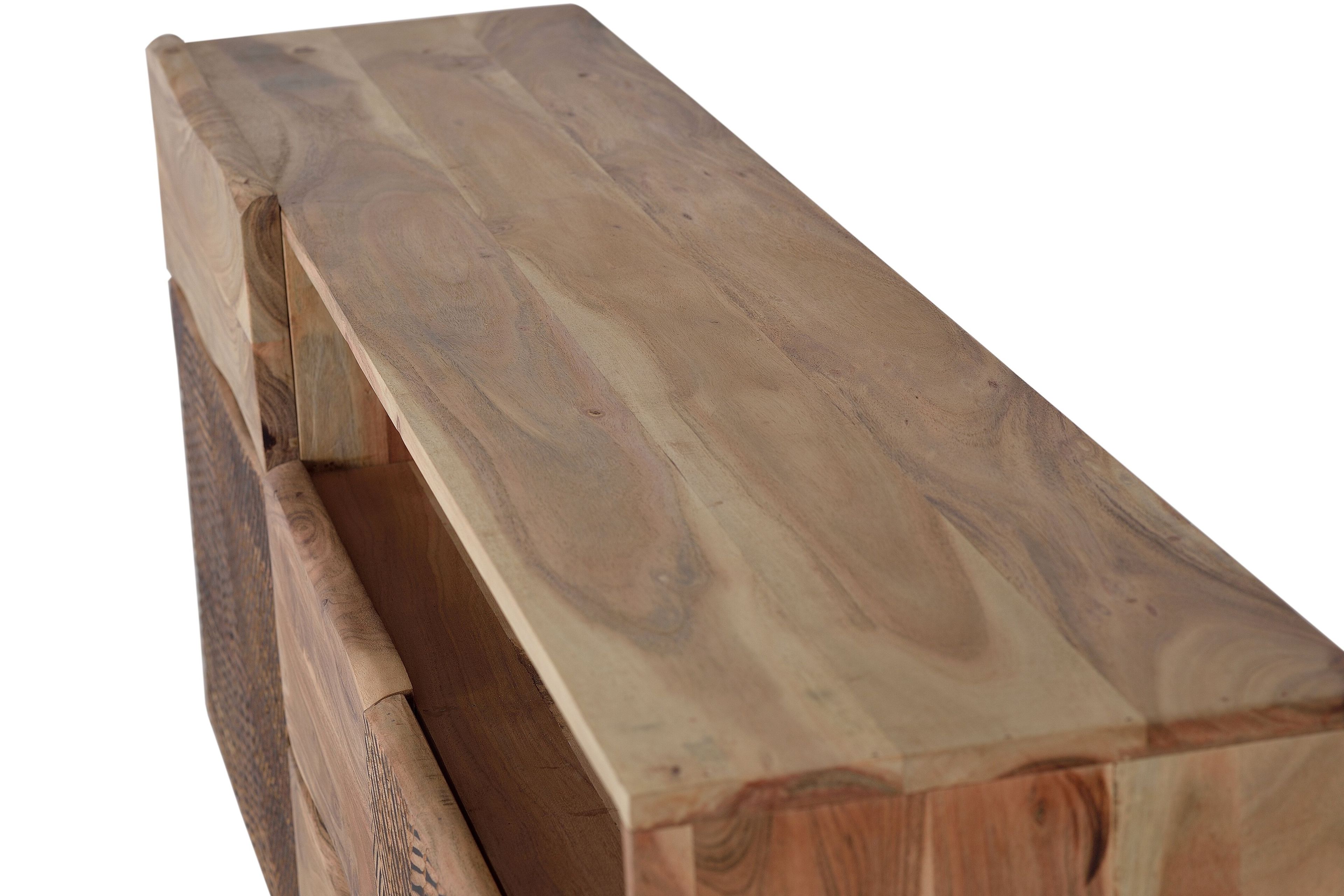 Шкаф из акации с распашными дверцами и ящиками Giner y Colomer Yakarta ARCH-00026709 - Вид №1