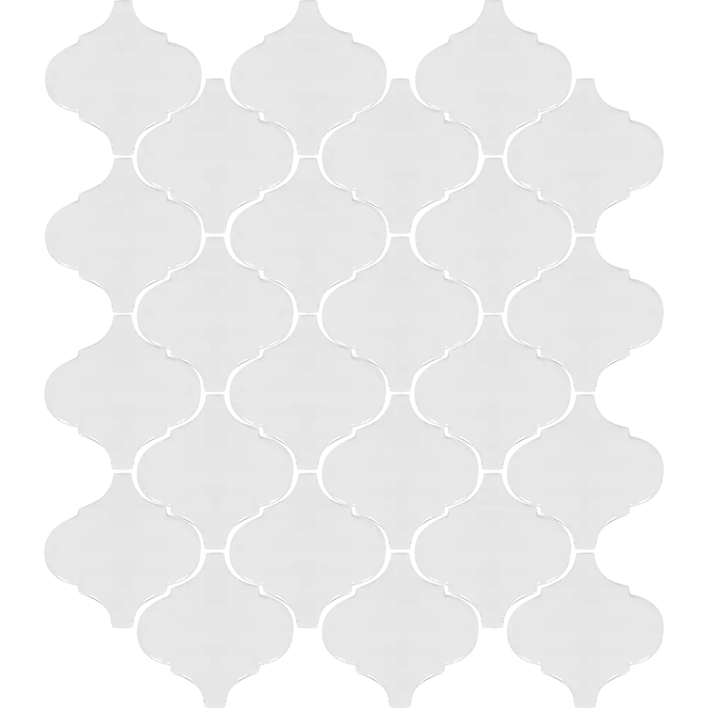 Мозаика Kerama Marazzi Arabesques Shiny 26x30 см цвет белый Арабески STLM-2000417 - Вид №1
