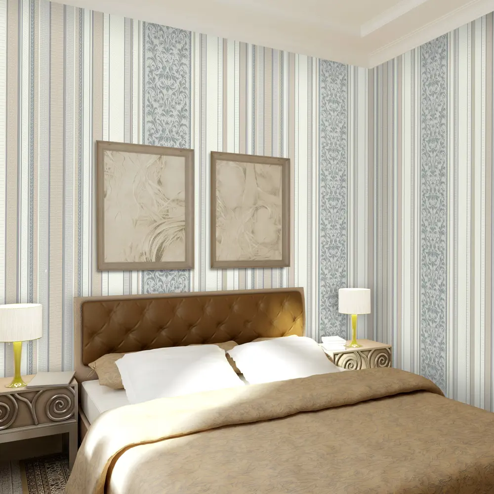 Обои бумажные Роксана серые 0.53 м 25Н-МО Santreyd STLM-2016289 - Вид №2