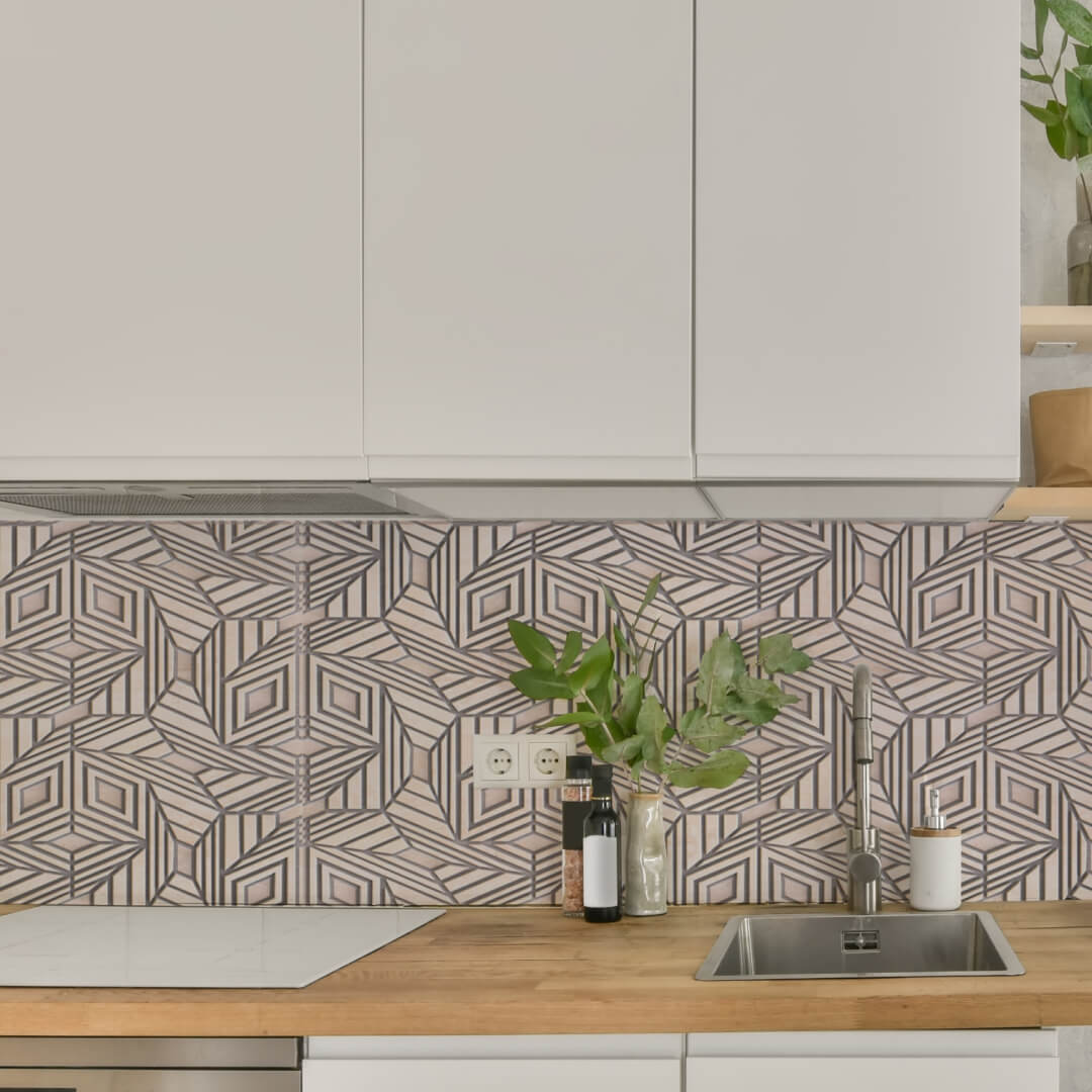 Панель ПВХ 0,3 мозаика «Техно флора» Stella STSR-766 - Вид №2