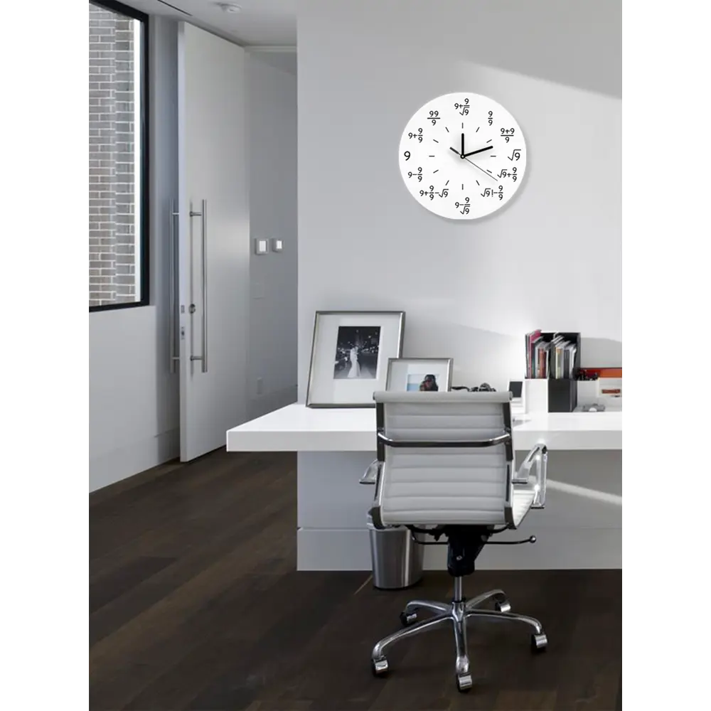 Настенные часы Одержимость математикой 30x30 см Santreyd hi-tech STLM-2137643 - Вид №6