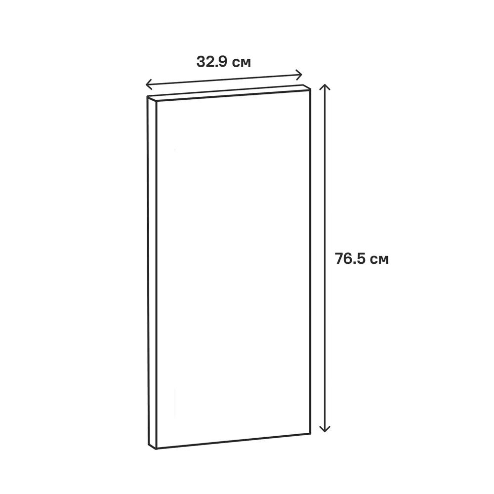 Фасад кухонного шкафа Ньюпорт 32.9x76.5 см KONSENSA ЛДСП цвет бежевый Ньюпорт Топо STLM-2108271 - Вид №11