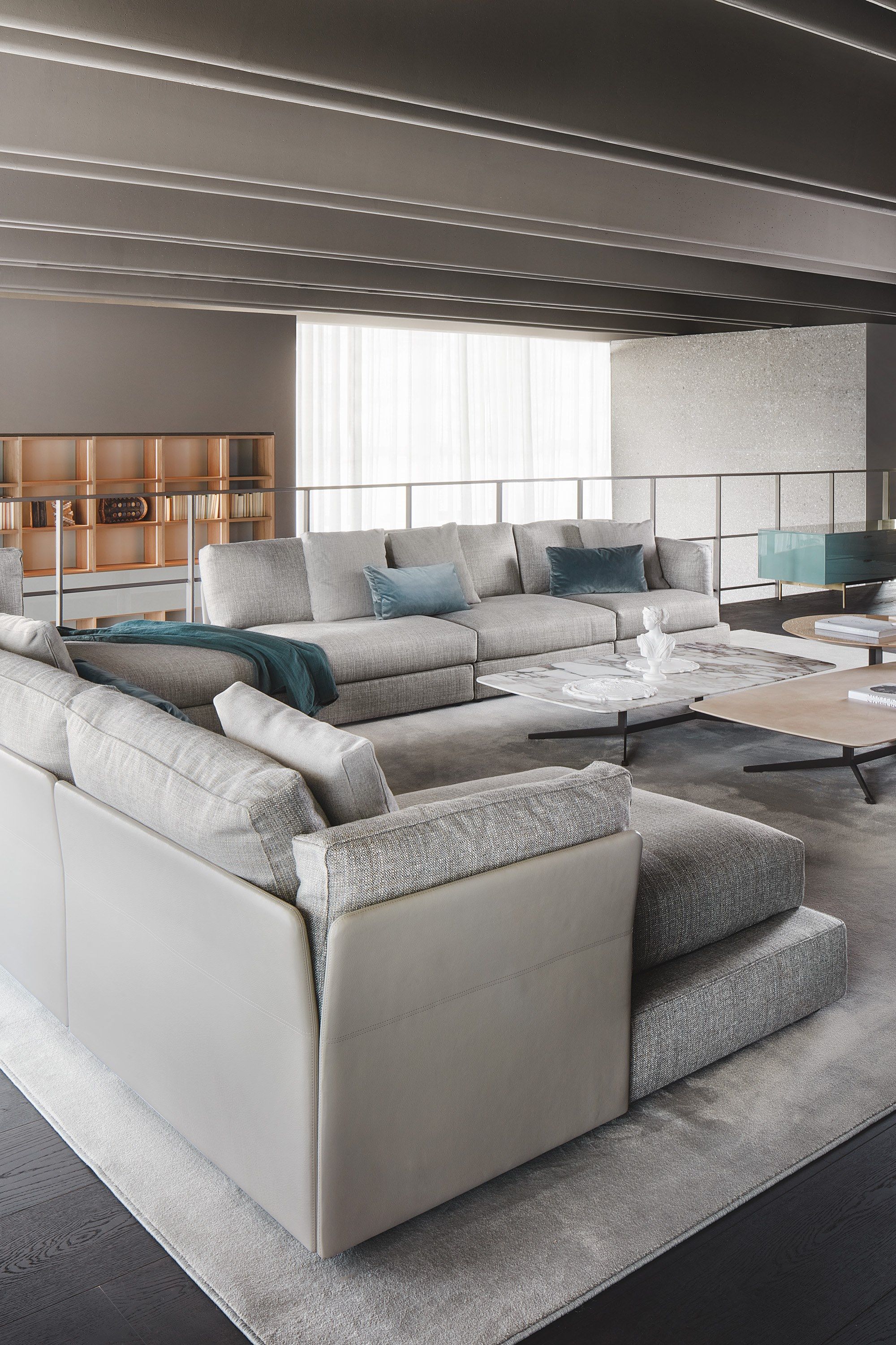 Модульный угловой диван из ткани Lema GROOVY ARCH-00144028 - Вид №1