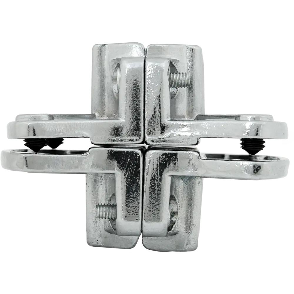 Держатель панели двусторонний горизонтальный ⌀25 мм цвет хром 18338552 STLM-2196992 Santreyd  - Вид №2