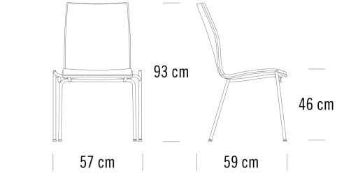 Мягкий штабелируемый стул THONET S 160 ARCH-00033716 - Вид №2