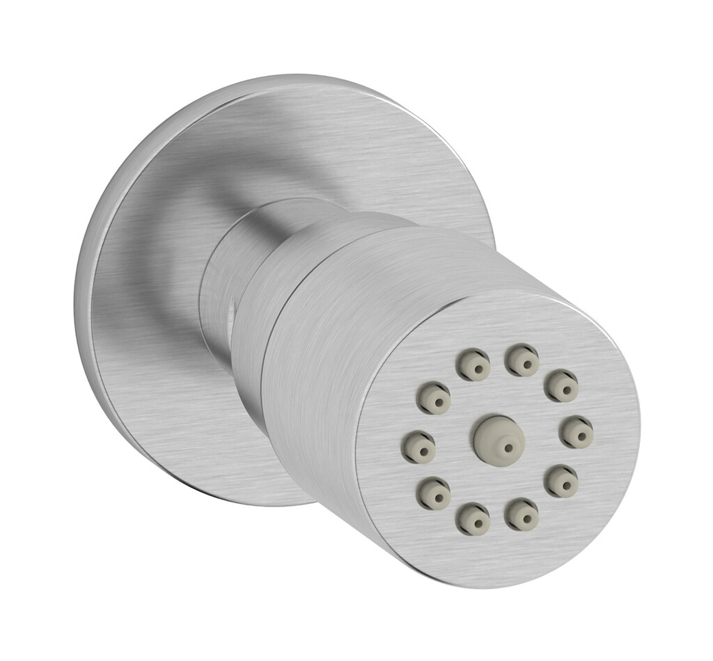 Боковая форсунка круглая WE ARE IB sh109ii_6 Brushed Nickel RICAMBI