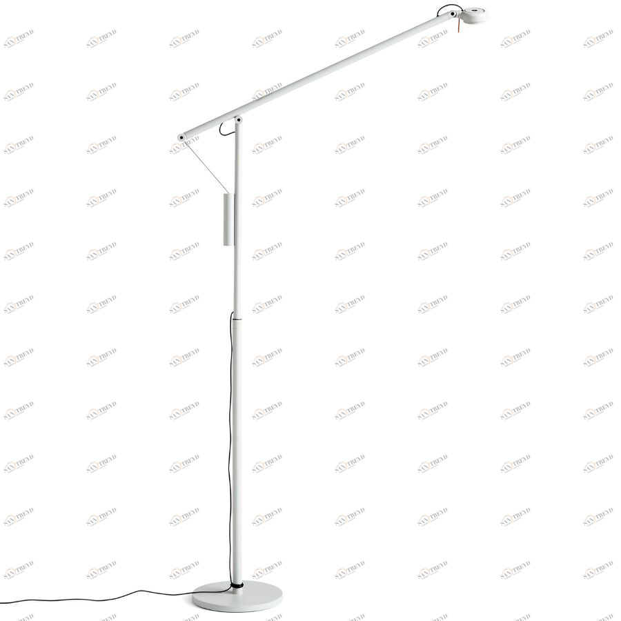 Лампа напольная Fifty-Fifty, пепельно-серая Hay 410213GREY