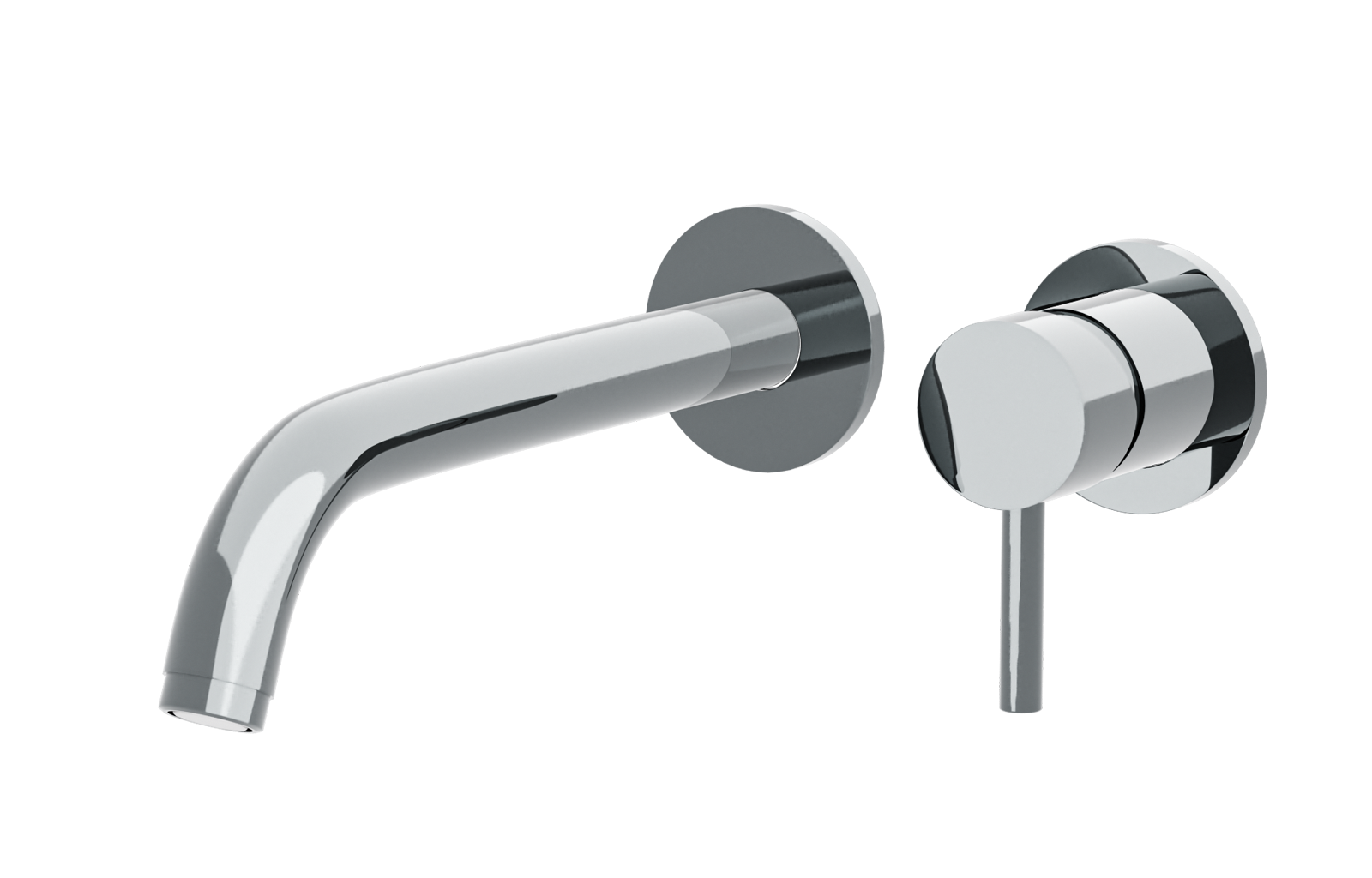 E-6136-LM41W-T Смеситель для умывальника настенный из 23,4cм носикем - внешние элементы GRAFF M.E./M.E. 25