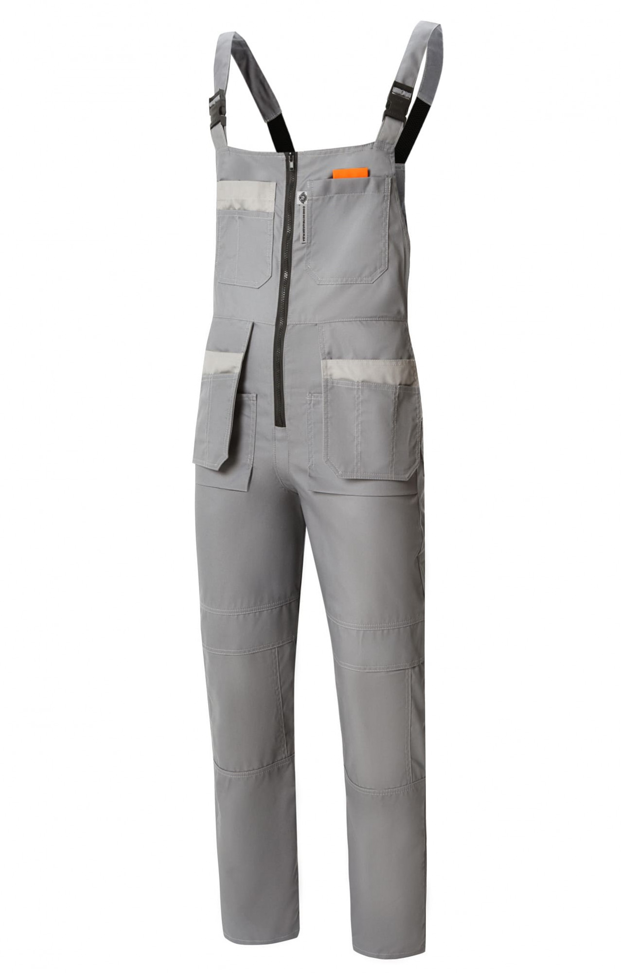 69434 Полукомбинезон "Профессионал-2" темно-серый со светло-серым  Летняя спецодежда  размер 56-58/170-176 