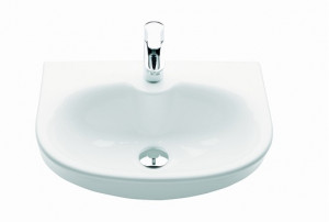 1266201101 Подвесная раковина настенная прямоугольная IDO Glow