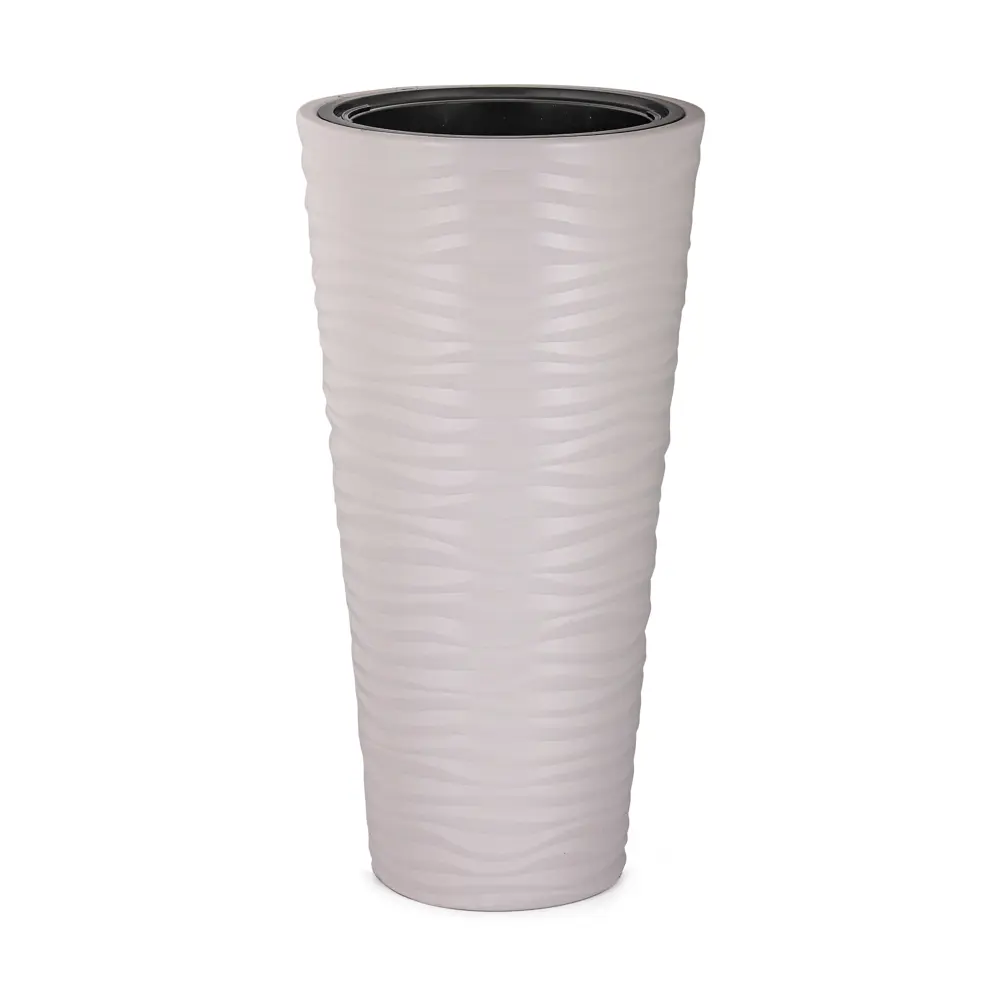 Кашпо Оазис ø39 h77.5 см v63 л пластик бежевый Santreyd STLM-2007152