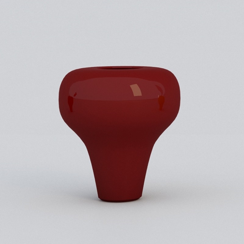 Q104X28 Гладкие вазы Tob e Chic Adriani e Rossi матовый черный  - Вид №4