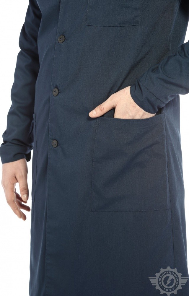 60879 Халат "Стажер" для уроков труда для мальчиков  Одежда для обслуживающего персонала  размер 44-46/170-176 Спецодежда  - Вид №4