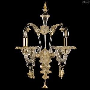 3409 ORIGINALMURANOGLASS Настенный светильник Бра Аида Голд - муранское стекло OMG  см