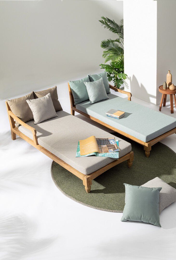 Набор из двух тканевых садовых кроватей BIZZOTTO Bali ARCH-00005223 - Вид №14