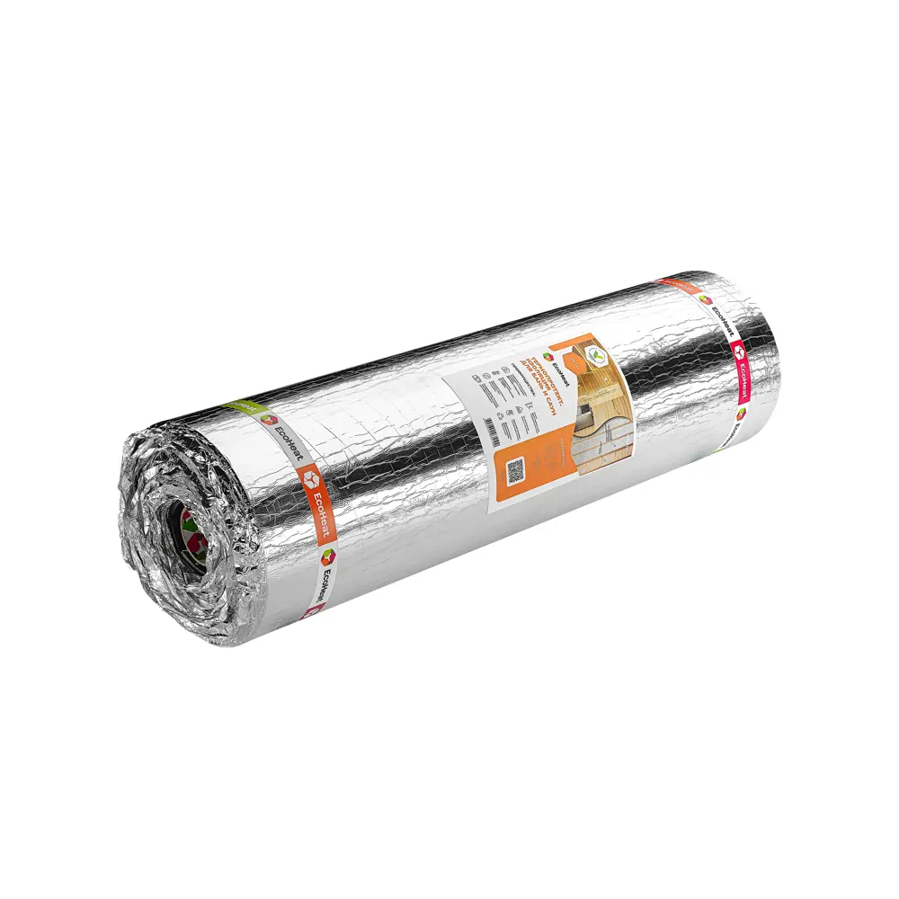 Изоляция отражающая EcoHeat для бань и саун 8x1000x6000 мм 6м2 Santreyd STLM-2167466 - Вид №4