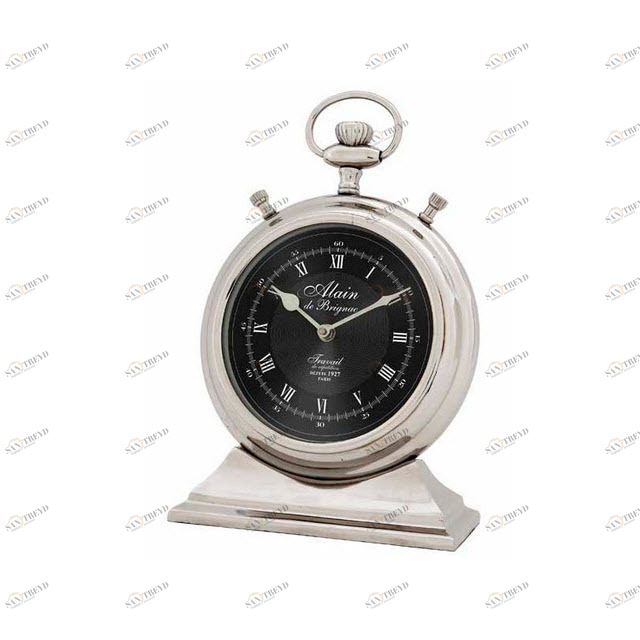 Часы Alain L от Eichholtz EICHHOLTZ ДИЗАЙНЕРСКИЕ, EICHHOLTZ 062402 Хром;черный 