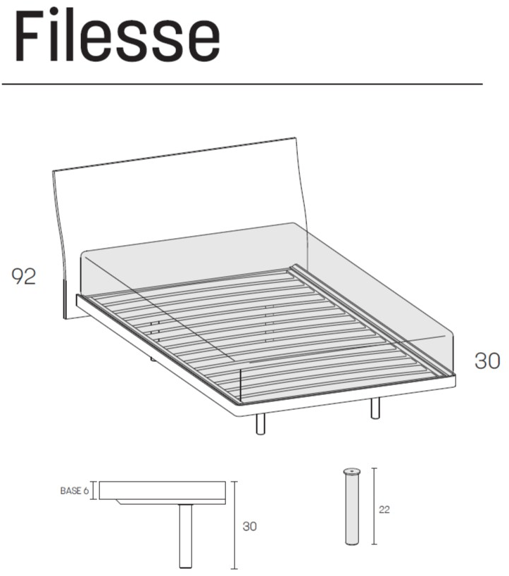 Caccaro Полуторная односпальная кровать из дерева Letti legno sun-id-1474054 - Вид №1