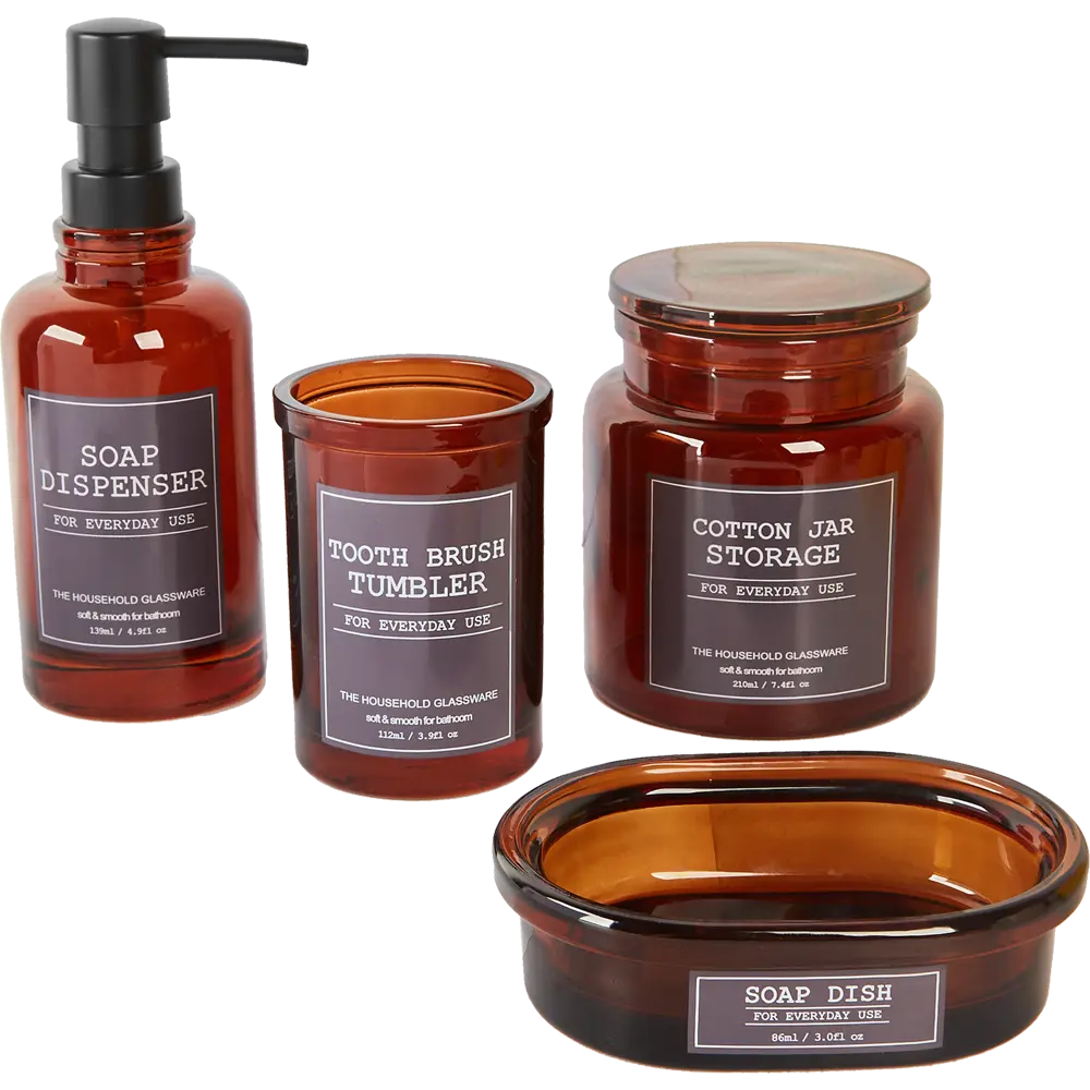 Контейнер для ватных палочек Vidage Fiole цвет коричневый STLM-2186392 - Вид №2