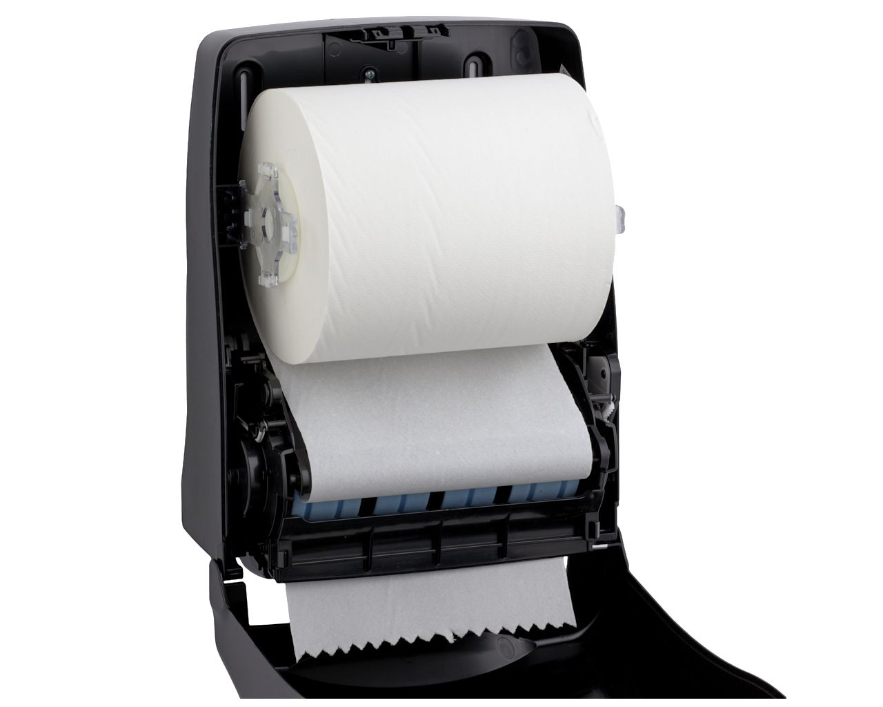 CEC301 ONE AUTOMATIC MAXI механический диспенсер для рулонов бумажных полотенец, АБС-пластик, черный Merida  - Вид №3