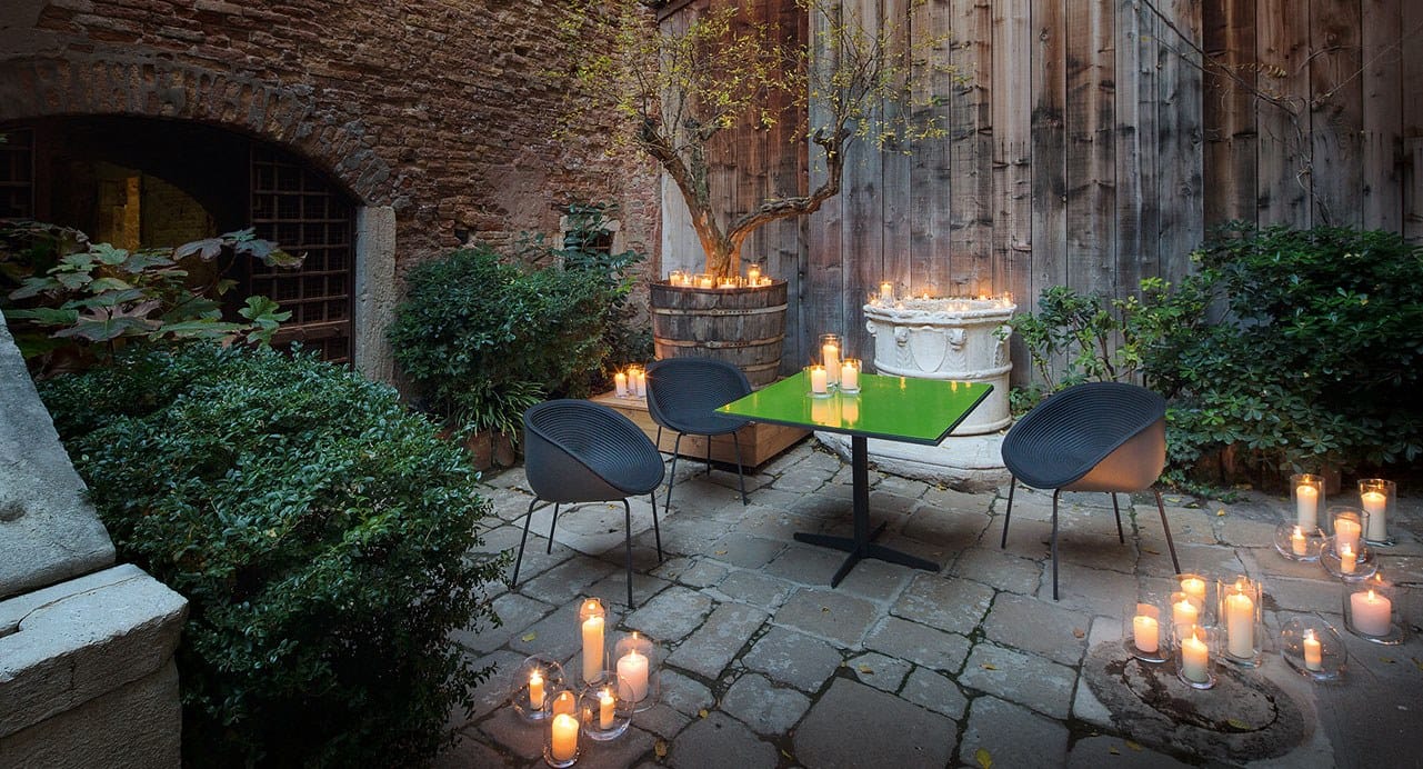 Веревочный штабелируемый садовый стул с подлокотниками Paola Lenti Amable ARCH-00133745 - Вид №2