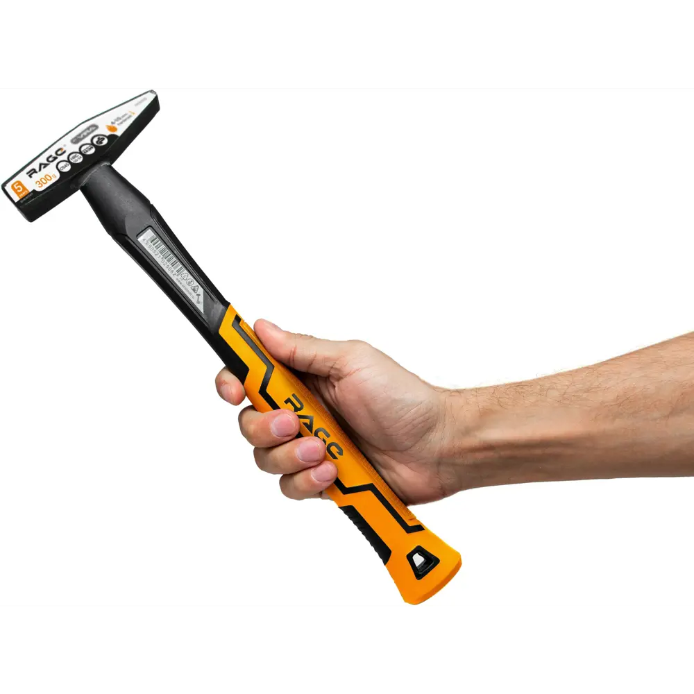 Молоток слесарный Rage с фиберглассовой рукояткой 300 г 87681462 STLM-0840720 - Вид №3