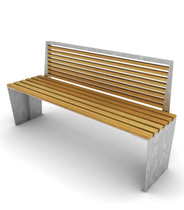 Деревянная и стальная скамья LAB23 Мэрилин ARCH-00104415 - Вид №11
