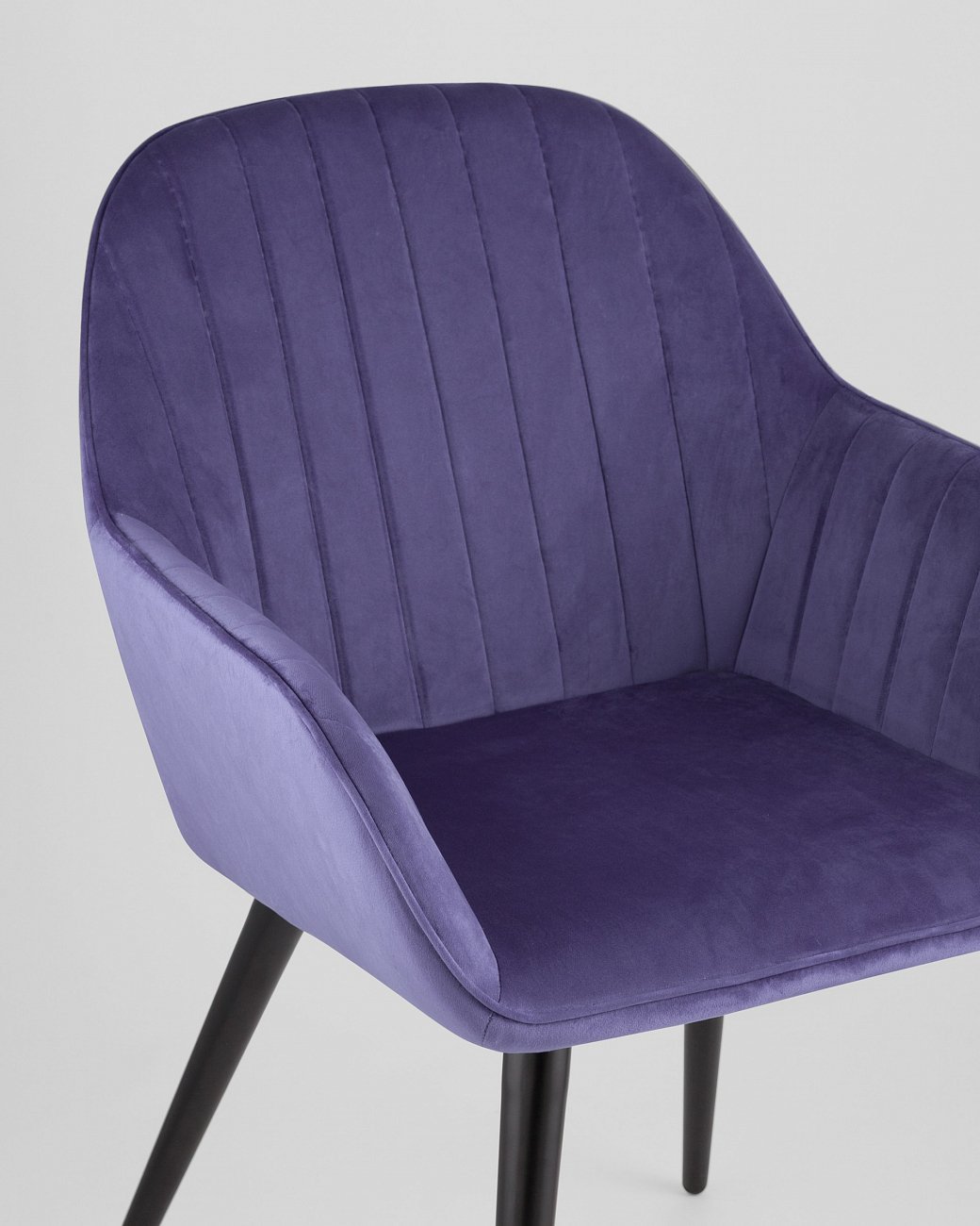 Кресло с мягкими подлокотниками синее "Кристи" STOOL GROUP ДИЗАЙНЕРСКИЕ 00-3946317 Синий  - Вид №7