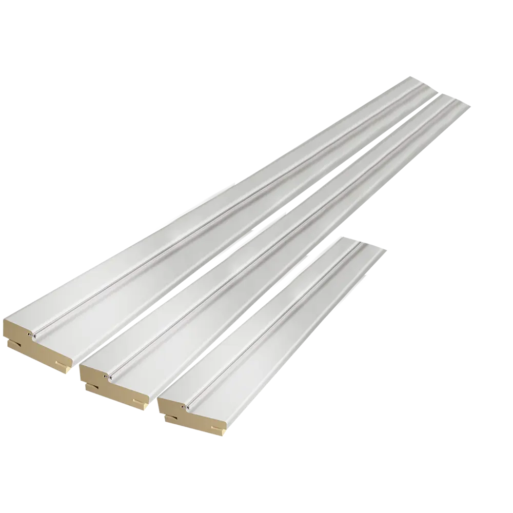 Дверная коробка телескопическая Linea 2100x74x30 мм Hardfleх ламинация цвет платина (комплект 2.5 шт.) 88110176 STLM-2016117 VELLDORIS  - Вид №2