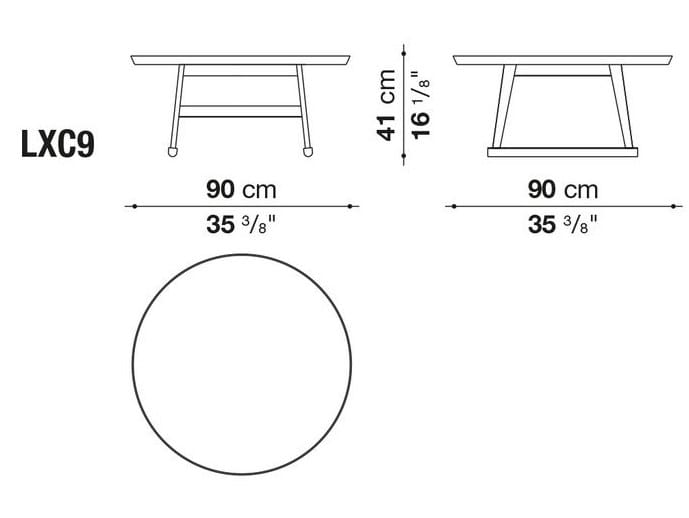 Журнальный столик из дуба Maxalto Recipio ' 14 ARCH-00030750 - Вид №3