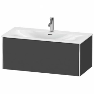 XS422504949 Тумбочка подвесная XSquare #XS4225 1010 x 478 мм Графит матовый, декор