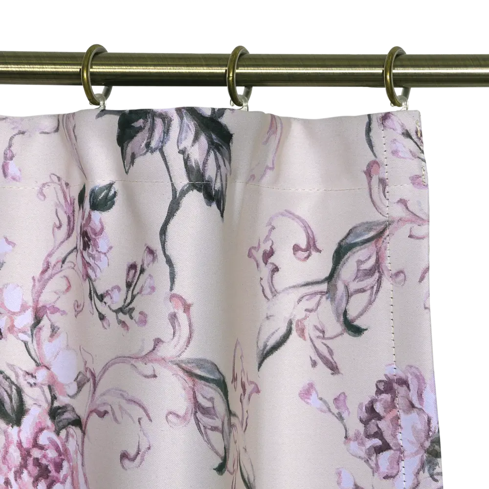 Штора на ленте «Розы» 200х260 см полиэстер цвет бежевый SEASONS STLM-2093532 - Вид №3