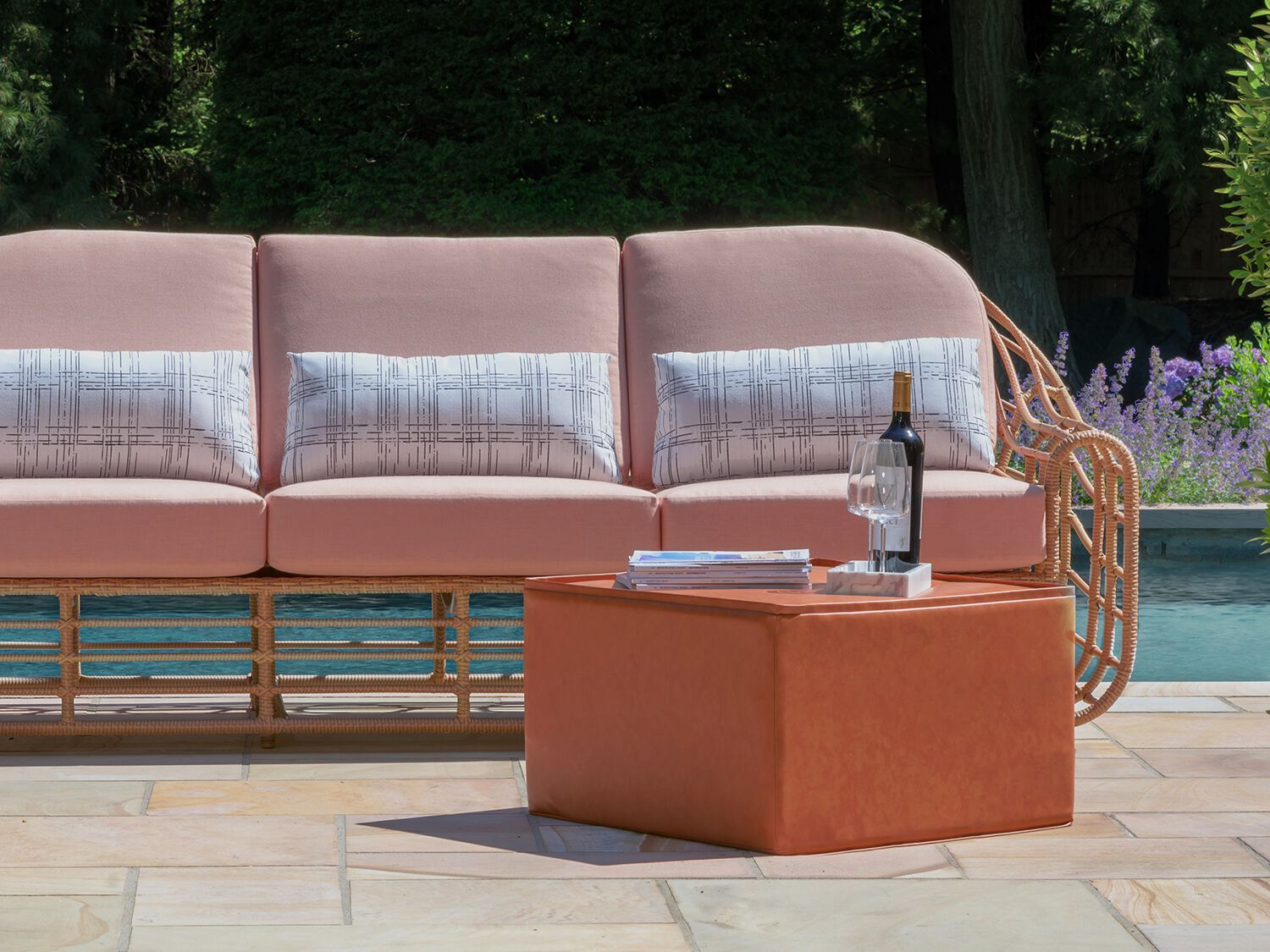 3-местный садовый диван из смолы Walters Mitzi ARCH-00146288 - Вид №4