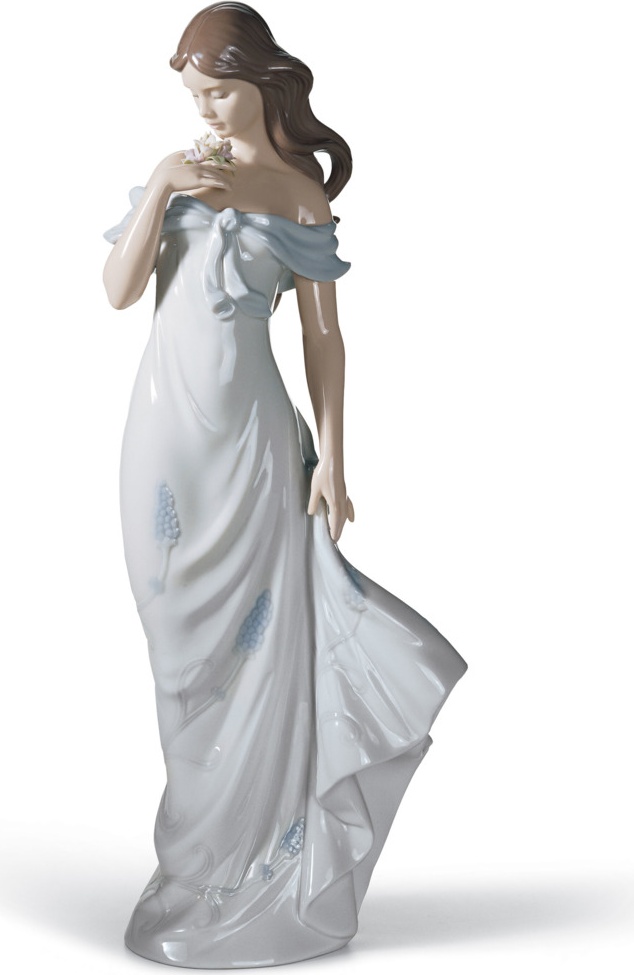 10669013 LLADRO Фигурка Lladro "Цветочный шепот" 14х37см Фарфор Lladró 